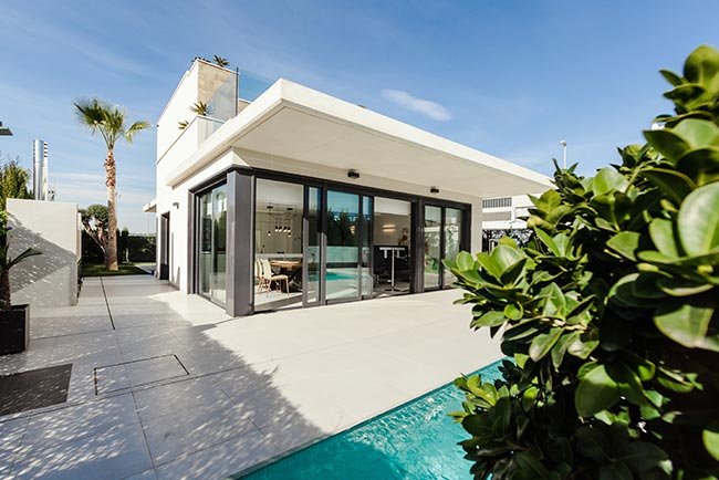 He is not a full man who does not own a piece of land. House with Pool